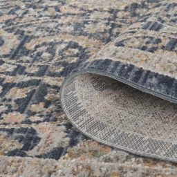 Desire Rugs Maia Navy Floral Non Slip Rug 200 x 300cm - Blue - Wilko - thumbnail 5