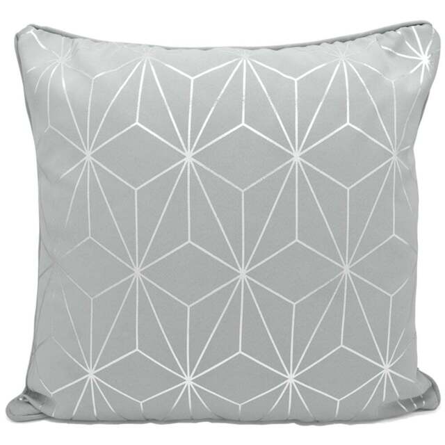 Velosso Moreno Silver Filled Cushion 43 x 43cm 2 Pack - Wilko - image 1