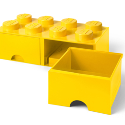 LEGO 8 Knobs Yellow Brick Drawer - Size: 50 x 25 x 18cm - Wilko - thumbnail 5