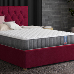 Aspire King Size Natural Breathable Pocket Sprung Mattress - White - Wilko - thumbnail 4