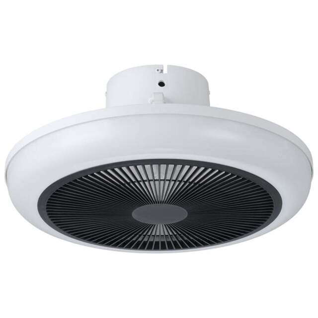 EGLO Sayulita White and Black Ceiling Fan with Integrated LED - Size: 20.5 x 45.5 x 20.5cm - Wilko - image 1