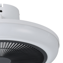 EGLO Sayulita White and Black Ceiling Fan with Integrated LED - Size: 20.5 x 45.5 x 20.5cm - Wilko - thumbnail 4