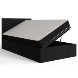 GFW Single Black Side Lift Ottoman Bed - Wilko - thumbnail 4
