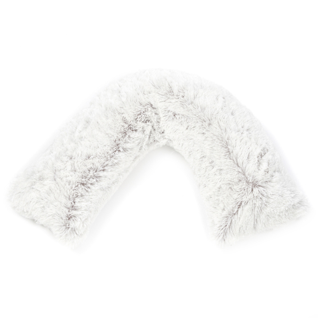 Downland Huggleland Grey Long Hair V Shape Pillow - Size: Single - Wilko