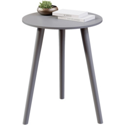 VIDA DESIGNS Grey Round Side Table - Wilko - thumbnail 3