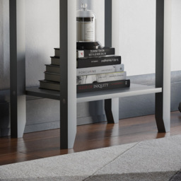 VIDA DESIGNS Windsor Single Drawer Grey Console Table - Size: 30 x 50 x 74cm - Wilko - thumbnail 6