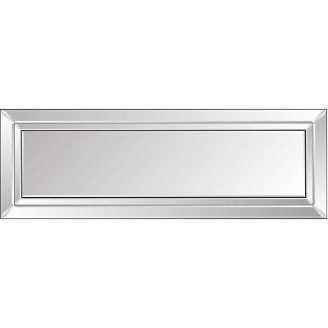 Cranbury Double Edge All Glass Dress Mirror 120 x 40cm - Black - MirrorOutlet - Wilko - image 1