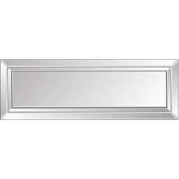 Cranbury Double Edge All Glass Dress Mirror 120 x 40cm - Black - MirrorOutlet - Wilko - thumbnail 1