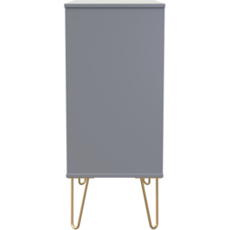 Crowndale 4 Drawer Dusk Grey Wide Chest of Drawers Ready Assembled - Wilko - thumbnail 5