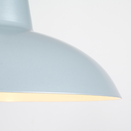 ValueLights Civic Metro Style Silver Metal Retro Pendant Light Shade - Size: 12 x 28.8 x 28.8cm - Wilko - thumbnail 6