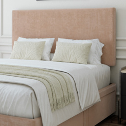 Bedmaster Double Mink Naples Linen 4 Drawer Divan Base with Valencia Headboard - Brown - Wilko - thumbnail 3