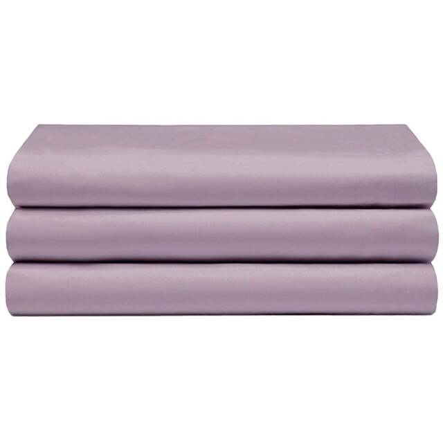 Serene Double Misty Rose Flat Bed Sheet - Pink - Wilko - image 1