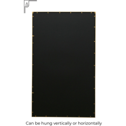 MirrorOutlet The Genestra Gold Contemporary Wall and Leaner Garden Mirror 200 x 120cm - Size: 200 x 120 x 3cm - Wilko - thumbnail 5