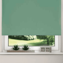 New EdgeBlinds Thermal Blackout Roller Blinds Basil 95cm - Size: W 95cm x D 165cm - Green - New Edge Blinds - Wilko - thumbnail 4