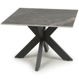 wilko Palermo Grey Marble Ceramic End Table - Size: 177 x 65 x 65cm - Shankar - thumbnail 3