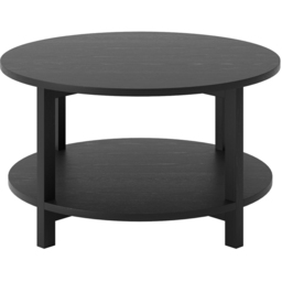 Westbrook Single Shelf Black Coffee Table - Size: 400 x 800 x 800cm - LPD Home - Wilko - thumbnail 5