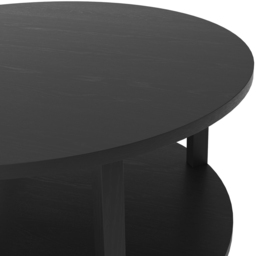 Westbrook Single Shelf Black Coffee Table - Size: 400 x 800 x 800cm - LPD Home - Wilko - thumbnail 6