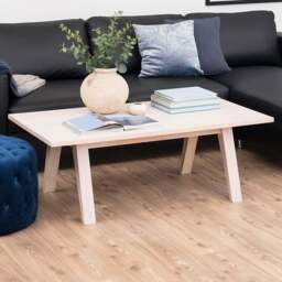 Florence A Line White Oak Coffee Table - Furniture To Go - Wilko - thumbnail 1