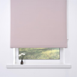 Plain Blackout Blinds - Soft Pink/180cm - Wilko - thumbnail 3