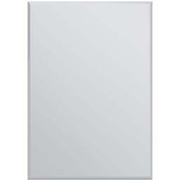 Single Bevelled Venetian Mirror 100 x 70cm - Black - MirrorOutlet - Wilko - thumbnail 1