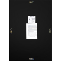 Single Bevelled Venetian Mirror 100 x 70cm - Black - MirrorOutlet - Wilko - thumbnail 6