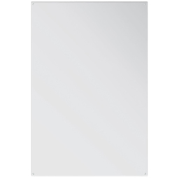 Circuitt Polished Edges Sheet Wall Mirror 100 x 70cm - Clear - MirrorOutlet - Wilko - thumbnail 1