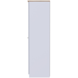 Crowndale Victoria 2 Door White Ash and Oak Wardrobe - Wilko - thumbnail 4