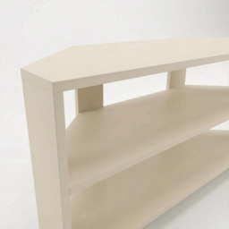 FWStyle Promo 2 Shelf Putty Corner TV Unit - Size: 45 x 110 x 36cm - Wilko - thumbnail 5