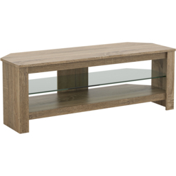 AVF Calibre Plus 2 Shelf Rustic Sawn Oak TV Unit - Brown - AVF Group Ltd - Wilko - thumbnail 3