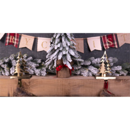 St Helens Christmas Tree Stocking Holder Set of 2 - Size: 170 x 125 x 65cm - Gold - Wilko - thumbnail 7