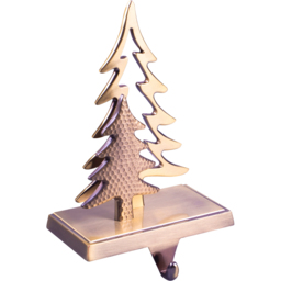 St Helens Christmas Tree Stocking Holder Set of 2 - Size: 170 x 125 x 65cm - Gold - Wilko - thumbnail 5