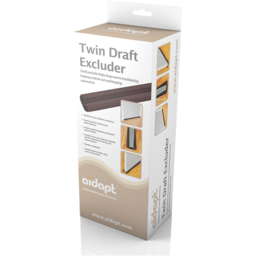 Aidapt Twin Draft Excluder - Size: 85 x 125 x 300cm - Black - Wilko - thumbnail 6