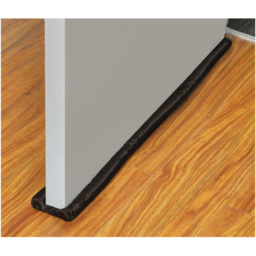 Aidapt Twin Draft Excluder - Size: 85 x 125 x 300cm - Black - Wilko - thumbnail 5