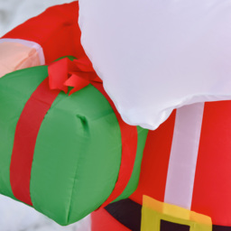 HOMCOM Christmas Inflatable Santa Claus - Size: 25 x 15 x 15cm - Red - Wilko - thumbnail 6