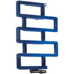 Terma Bookie Denim Blue Heated Towel Rail 655 x 500mm - Size: #VALUE! - Wilko