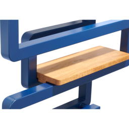 Terma Bookie Denim Blue Heated Towel Rail 655 x 500mm - Size: #VALUE! - Wilko - thumbnail 5