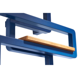 Terma Bookie Denim Blue Heated Towel Rail 655 x 500mm - Size: #VALUE! - Wilko - thumbnail 6