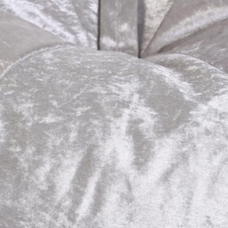 Kaikoo Silver Crushed Velvet Bean Bag - Wilko - thumbnail 5