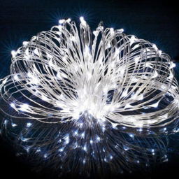 Shatchi 40 Cool White LED Silver Copper Wire Christmas String Light 4m - Size: 6 x 1.5 x 2cm - Wilko - thumbnail 3