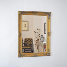 Davenport Gold Ornate Flourish Large Wall Mirror 110 x 79cm - MirrorOutlet - Wilko - thumbnail 3