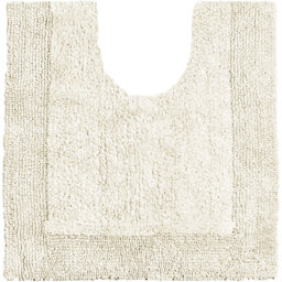 Allure Bath Fashions Elegance Cream Reversible Pedestal Mat 53 x 55cm - Wilko - thumbnail 1