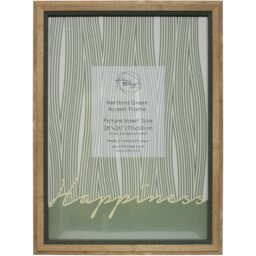 Hertford Green Accent Frame - Natural/70x50cm - Size: 28 x 20 Inch - The Port. Co Gallery - Wilko - thumbnail 1