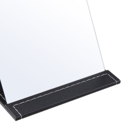 Living and Home Foldable Tabletop Vanity Mirror - Size: 1 x 15 x 20cm - Black - Wilko - thumbnail 7