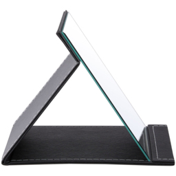 Living and Home Foldable Tabletop Vanity Mirror - Size: 1 x 15 x 20cm - Black - Wilko - thumbnail 4