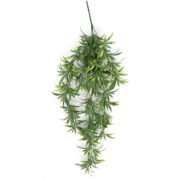 Leaf Fronded Thyme Hanging Artificial Plant 2ft - Size: 70 x 30 x 10cm - Green - Wilko - thumbnail 1