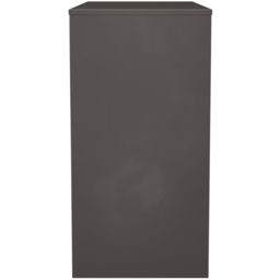 Crowndale Hong Kong 4 Drawer Slatt Effect and Graphite Vanity Dressing Table Ready Assembled - Slatt Effect & Graphite - Wilko - thumbnail 4