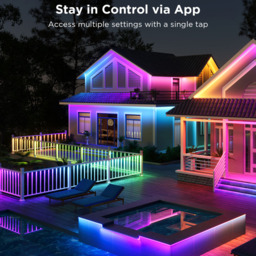 Govee RGBICWW LED Smart Strip Light 10m - Size: 27.1 x 7.2 x 26cm - Multi - Wilko - thumbnail 5