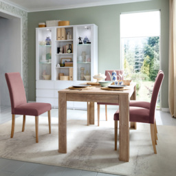 Florence Fribo Single Door 3 Drawer White Tall Narrow Display Cabinet - Size: 40 x 50 x 200cm - Wilko - thumbnail 5
