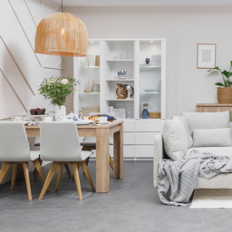 Florence Fribo Single Door 3 Drawer White Tall Narrow Display Cabinet - Size: 40 x 50 x 200cm - Wilko - thumbnail 7