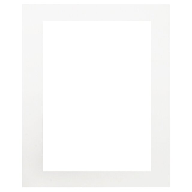 Rectangular Ivory Photo Frame Mount A4 - White - The Port. Co Gallery - Wilko - image 1